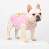 Wholesale Manufacturer Pet Striped Dog Polo T-Shirt Summer Spring Cute Puppy Coats Apparel