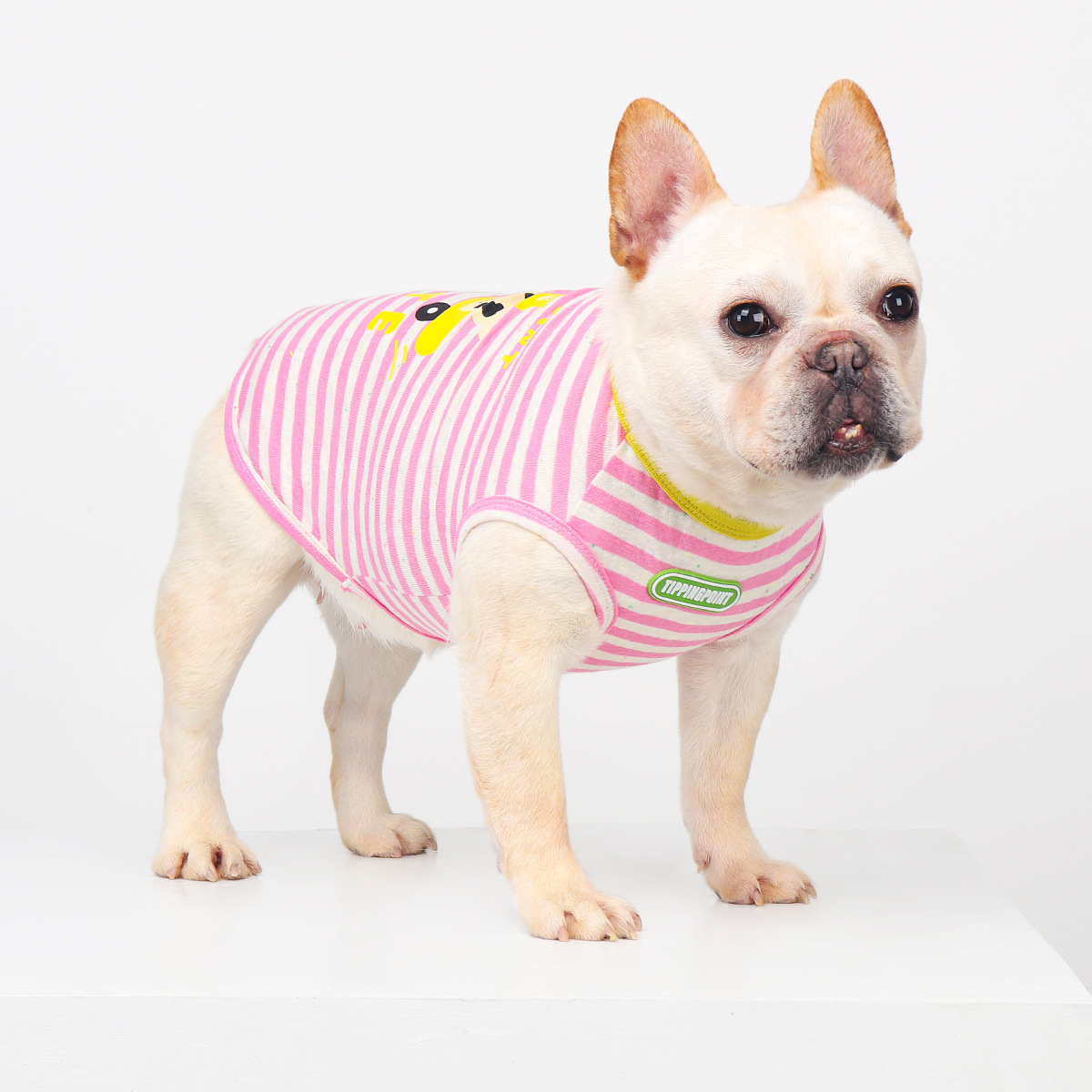 Wholesale Manufacturer Pet Striped Dog Polo T-Shirt Summer Spring Cute Puppy Coats Apparel
