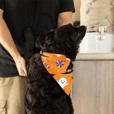 Halloween Dog Bandana Kutyáknak Kisállat Háromszög Bibs Sál Pet Holiday Kellékek