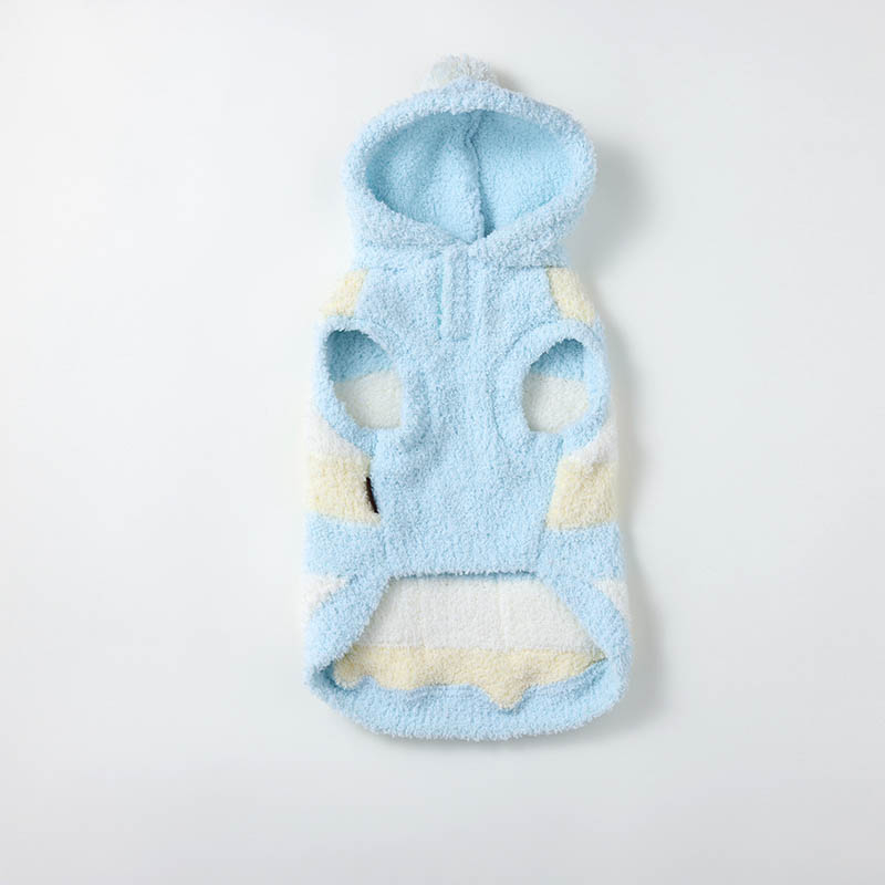 Dog Hoodie Fleece, Cat Sweater with Pockets - Soft Clothes for Everyday Wear, Basic Hooded Sweatshirt, Winter Coats Clothing, Comfortable T-Shirts for All Breeds of Pets
