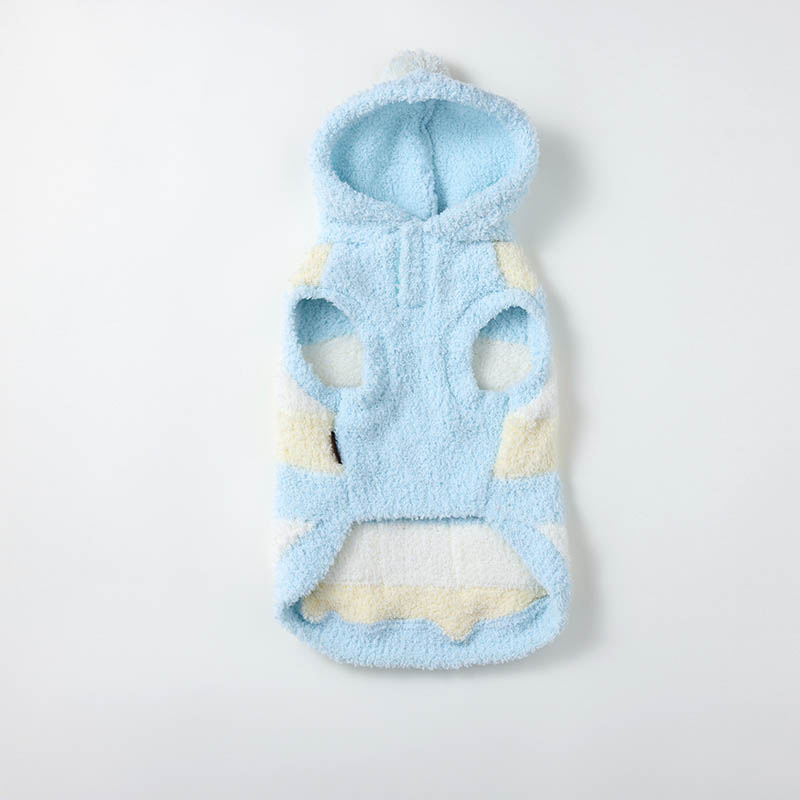Dog Hoodie Fleece, Cat Sweater with Pockets - Soft Clothes for Everyday Wear, Basic Hooded Sweatshirt, Winter Coats Clothing, Comfortable T-Shirts for All Breeds of Pets