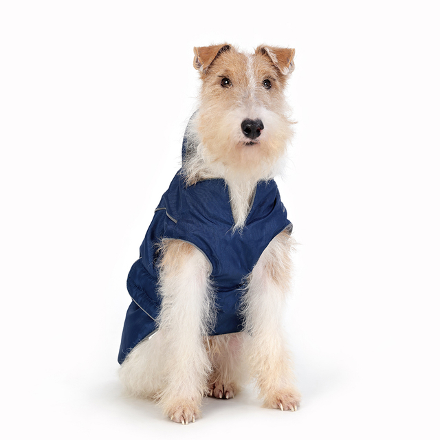 Veste de chiens de grande gilet de bande de grande bande de réflexion imperméable de l'hiver extérieur