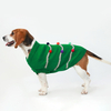 Factory customize Multicolor Pure Cotton Dog Christmas Sweater Designer Dog Sweater Green Knitted Pet Sweater Christmas cane