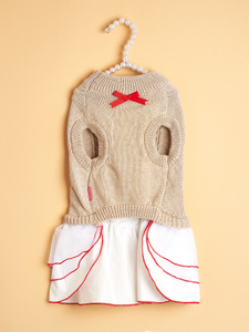 Dog Sweater - Winter Jacket Classic Cable Knit Clothes Pet Dress Sweater for Cold Weather, Ideal Gift for Pets in The New Year