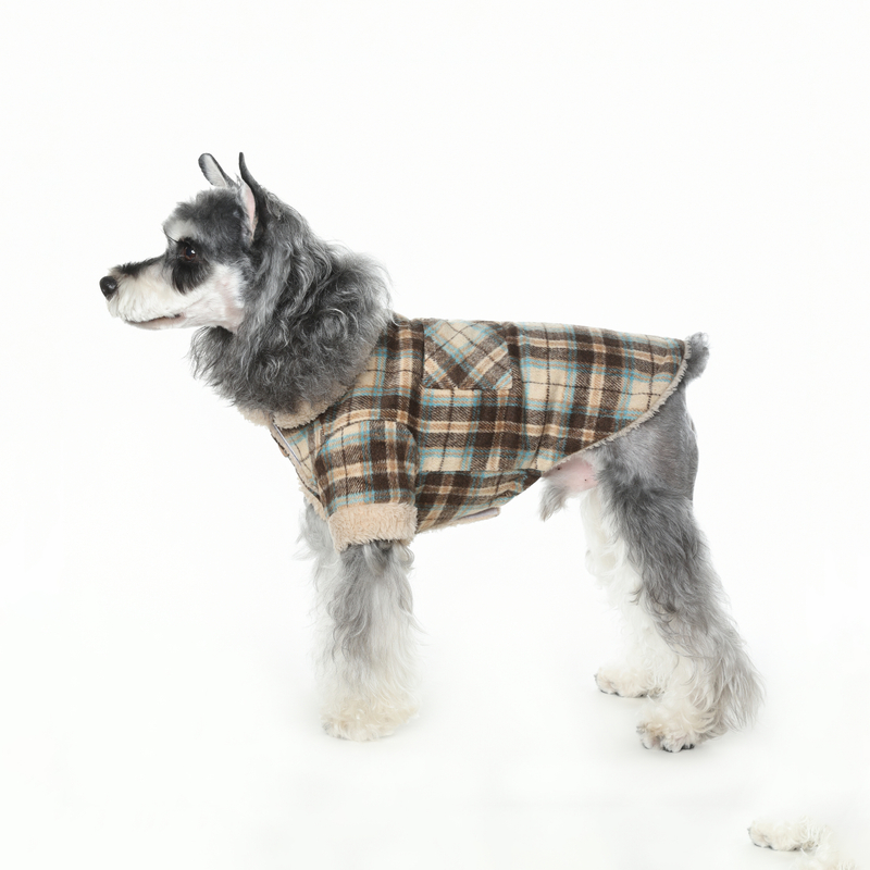 Dog Shirt Plaid Puppy Clothes for Small, Medium, Large, Cat, Boys & Girls, Kitten Soft Pet T-Shirt, Pet Cotton Clothing Plus, Cute Grid Clothing