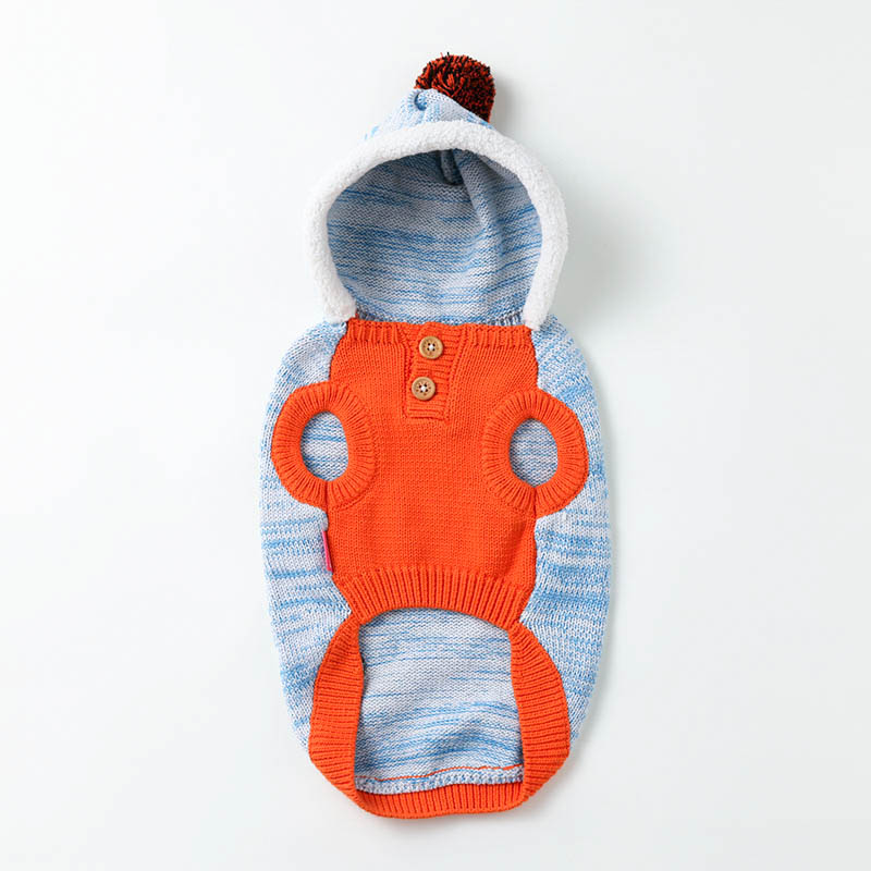 Dog Sweater Dog Hoodie Cold Weather Dog Jacket Hooded Sweatshirt for Puppies, Cats, Small, Medium, Large Dogs
