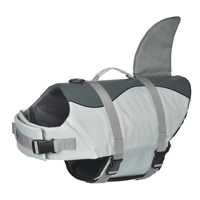 High Quality Dog Life Jacket With Rescue Handle Solid Color Summer Dog Swimming Safety Vest