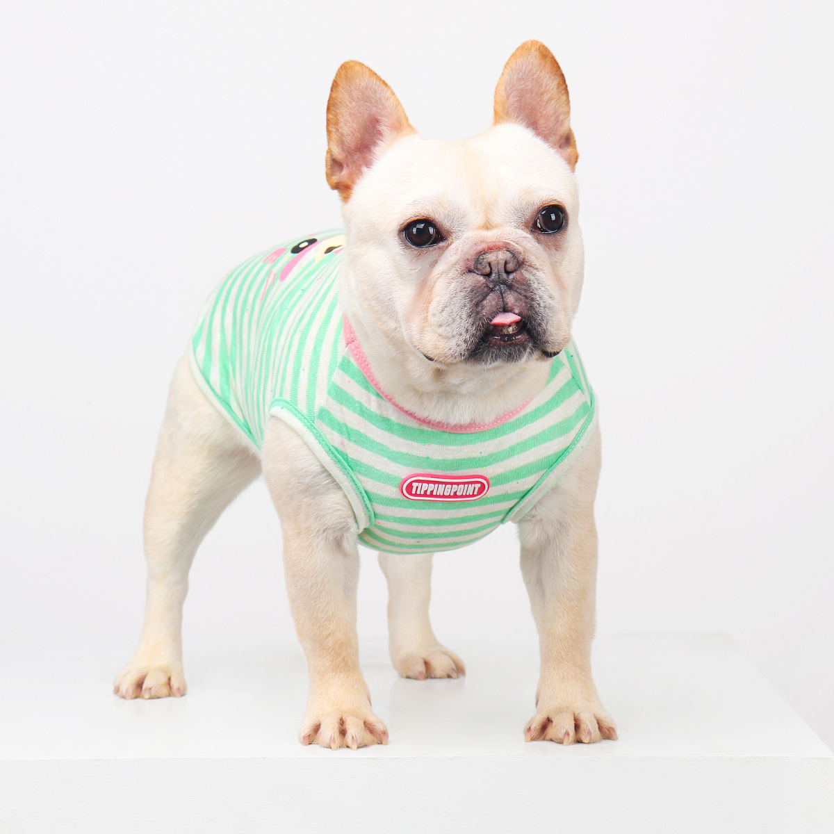Wholesale Manufacturer Pet Striped Dog Polo T-Shirt Summer Spring Cute Puppy Coats Apparel