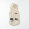 Small Dog Sweater Knitted Pet Sweater Warm Dog Clothes , Hooded Sweatshirt Cable Knitwear Puppy Winter Jacket for Small Dog Girls Boys Soft Cat Clothing
