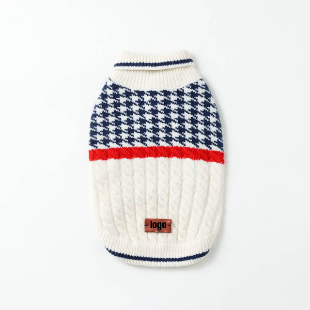Pull de chien, taille xs pull de chien pour animaux de compagnie de câble de compagnie pull en tricot vêtements chauds, chiot couches haut de gamme classique vêtements de Noël rembourrés doux pour temps froid usure pour les petits chiens