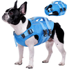 High Quality Dog Life Jacket With Rescue Handle Solid Color Summer Dog Swimming Safety Vest