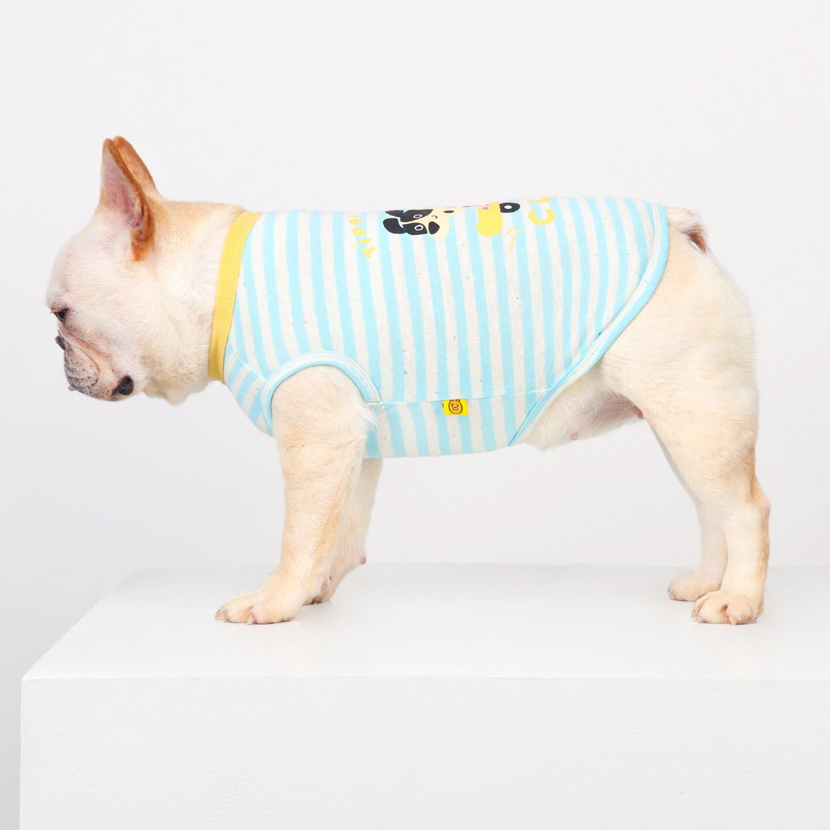 Wholesale Manufacturer Pet Striped Dog Polo T-Shirt Summer Spring Cute Puppy Coats Apparel