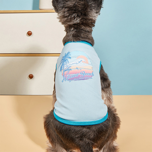 Summer Cotton Plain Color Pet Clothes Blank Dog T Shirt for Large Medium Small Dog Clothes