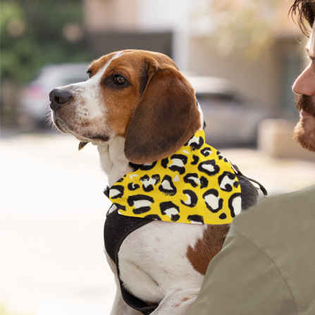 Aangepaste logo bedrukte effen kleur driehoek huisdier sjaal hond bandana voor kleine grote honden