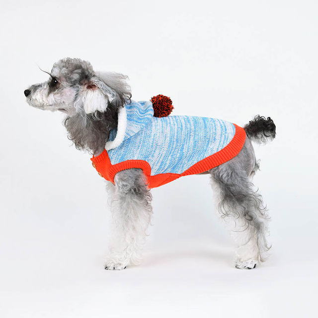 Dog Sweater Dog Hoodie Cold Weather Dog Jacket Hooded Sweatshirt for Puppies, Cats, Small, Medium, Large Dogs
