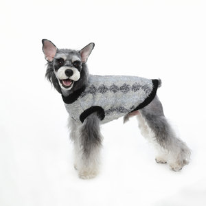 puppy sweater knitted pet cat sweater warm dog sweater dog winter clothes kitten puppy silver silk sweater