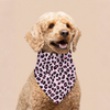 Leopard Print Dog Bandana accessoires de vêtements pour animaux de compagnie