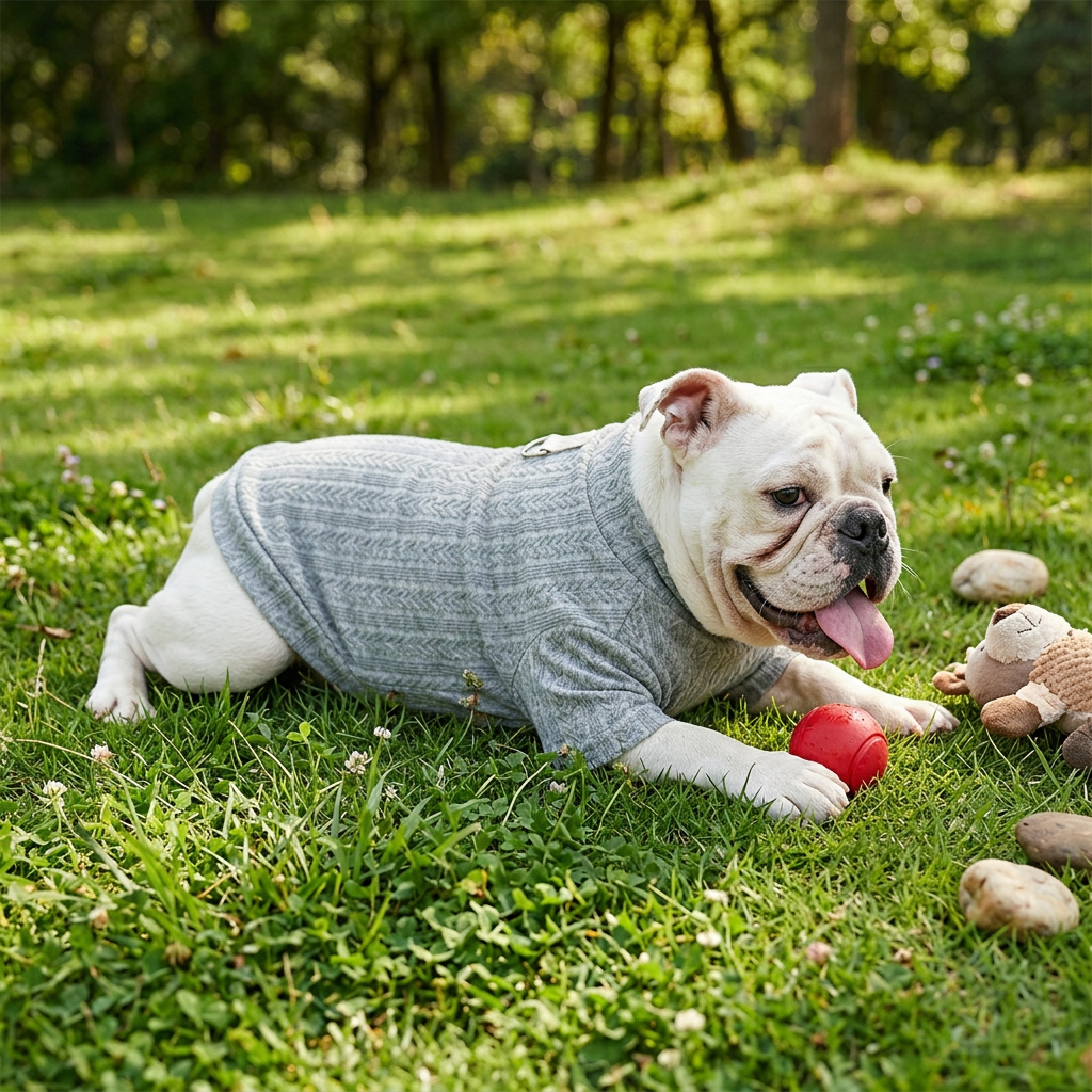 Cozy Seasonal Dog Hoodie in Red, Blue, Green - Warm Pet Cardigan for Autumn/Spring