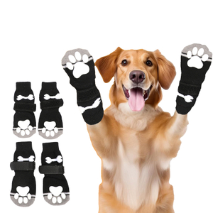 High Quality Wholesale Anti Slip Dog Socks Paw Protector Dog Grip Knit Socks for Hardwood Floors