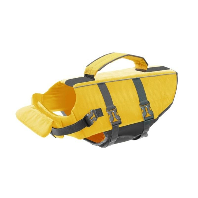 High Quality Dog Life Jacket With Rescue Handle Solid Color Summer Dog Swimming Safety Vest