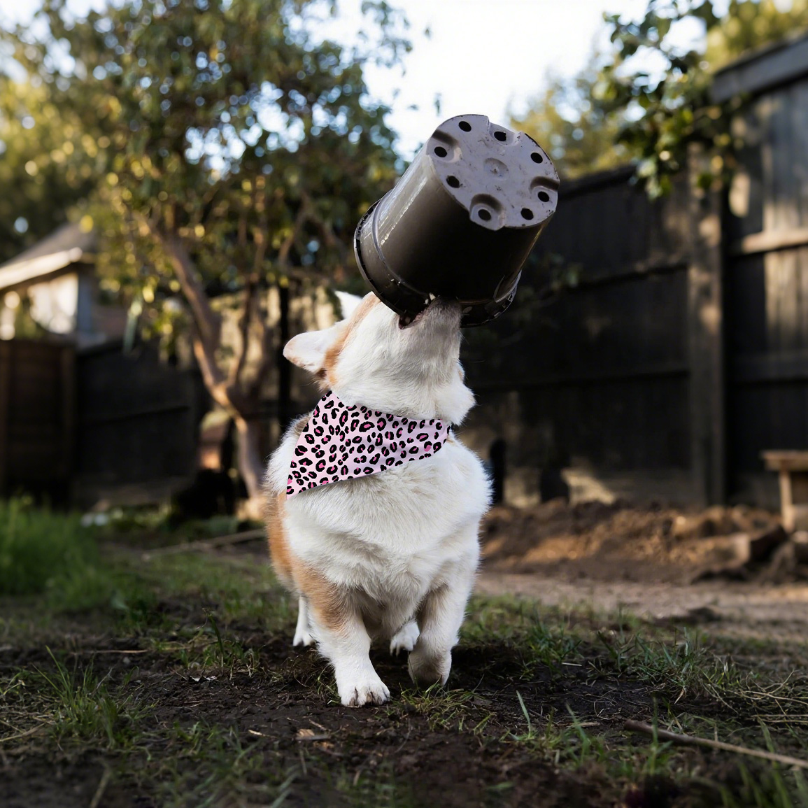 Leopard Print Dog Bandana accessoires de vêtements pour animaux de compagnie