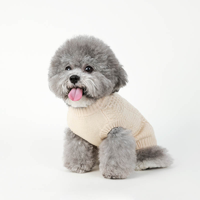 Vêtements de chien pull de chien Vêtements de chiot doux Puppy Puppy Pull