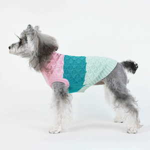 Dog clothes dog sweater soft dog clothes winter cable sweater warm set dog cat clothes