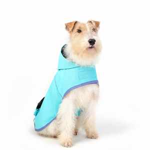 Pet Raincoat Adjustable Lightweight Waterproof Windproof Dog Raincoat Hooded Poncho Dog Rain Poncho Jacket