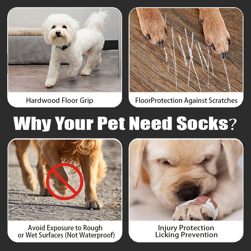 High-quality Anti-slip Bottom Pet Socks Puppy Socks Dog Foot Covers Teddy Dog Poodle Cotton Socks