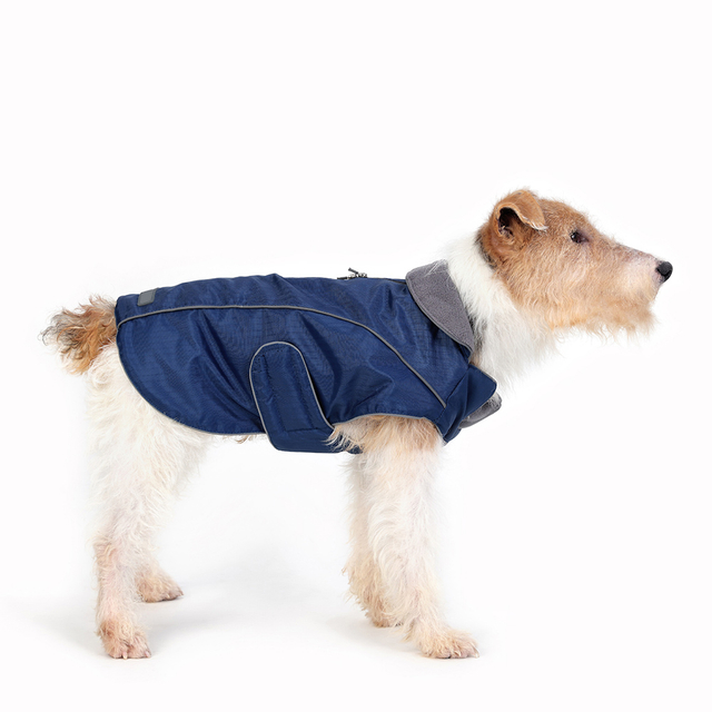 Veste de chiens de grande gilet de bande de grande bande de réflexion imperméable de l'hiver extérieur