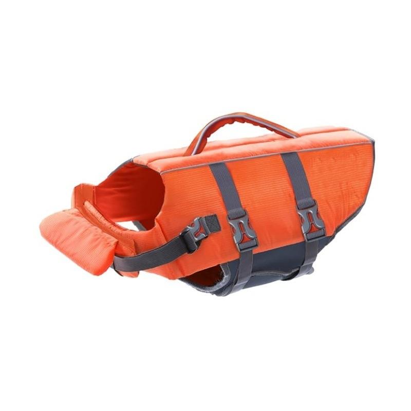 High Quality Dog Life Jacket With Rescue Handle Solid Color Summer Dog Swimming Safety Vest