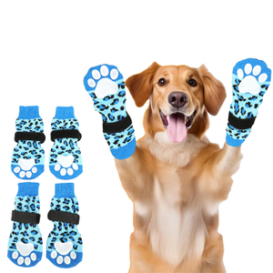 High Quality Wholesale Anti Slip Dog Socks Paw Protector Dog Grip Knit Socks for Hardwood Floors