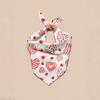 Valentínsky deň psov Bandana Cute Pet Pet Apparel doplnky pre pohodlie a štýl psov