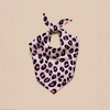 Leopard Print Dog Bandana accessoires de vêtements pour animaux de compagnie