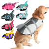 High Quality Dog Life Jacket With Rescue Handle Solid Color Summer Dog Swimming Safety Vest