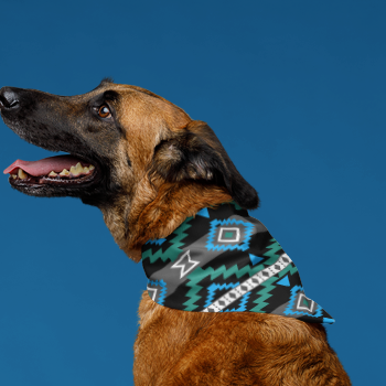 Partihandel Andas Polyester Pet scarf Nytt mode utskriftsmönster Dog Bandana