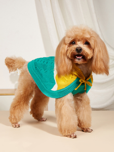 puppy sweater cute bear dog cardigan clothes for small medium dog boy girl puppy cat knitted cardigan clothes dog winter coat warm pet dog clothes soft knit garment dog blanket