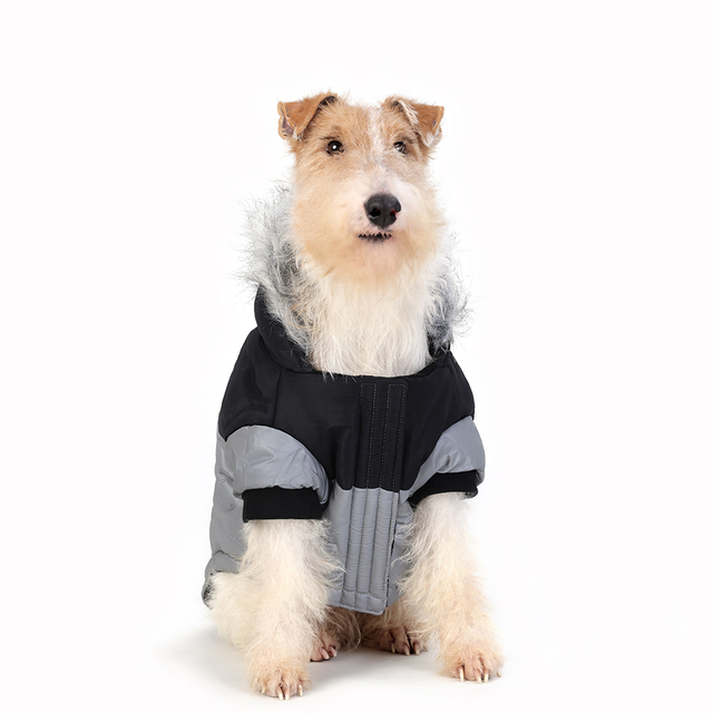 Fleece Dorneau à sweat à capuche de chien très chaud en hiver, petite veste de chien manteaux de chiots avec cagoule