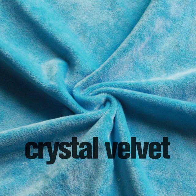 Crystal velvet fabric for custom pet clothing