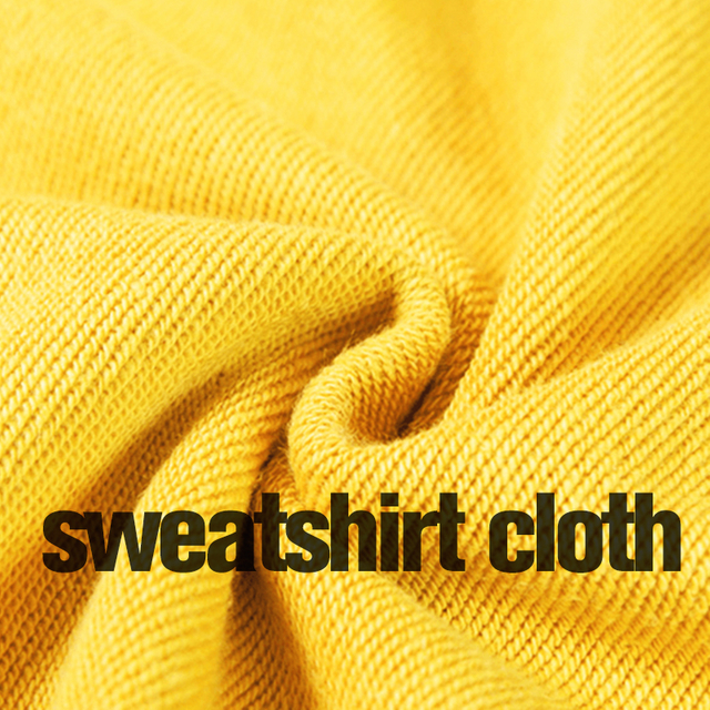 Sweatshirt fabric for custom pet clothing