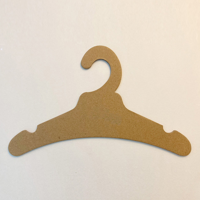 Brown kraft paper hanger for pet clothing packaging