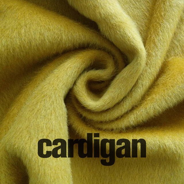 Cardigan knit fabric for pet clothing