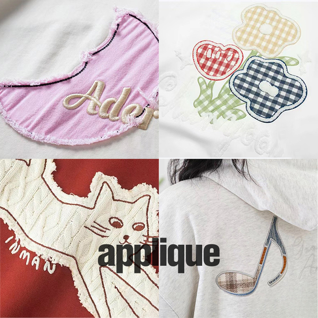 Appliqu&eacute; embroidery for custom pet clothing