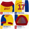 Custom Varsity Jacquard Color Block Dog Sweater