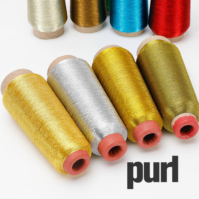 Purl threads for pet clothing