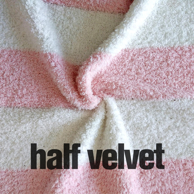 Half velvet fabric for pet clothing
