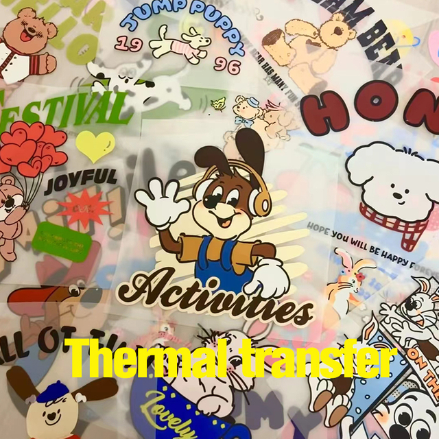 Thermal transfer printing for custom pet clothing
