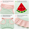 Custom Watermelon Ruffle Pet Dress Summer