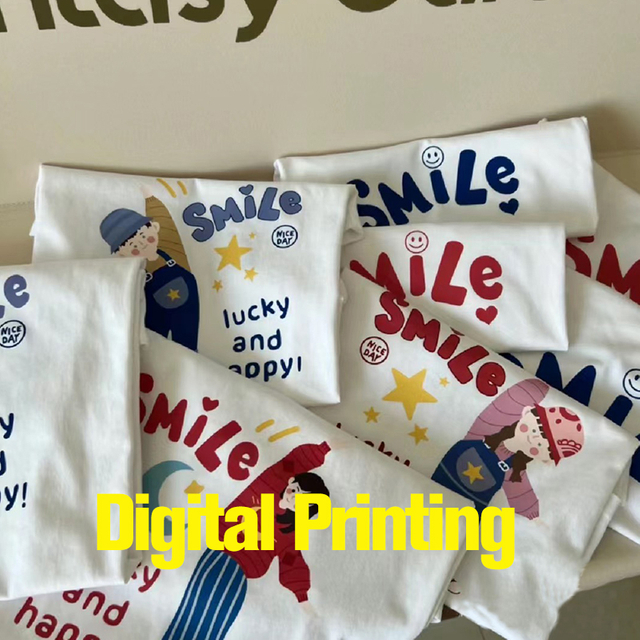 Digital printing for custom pet clothing