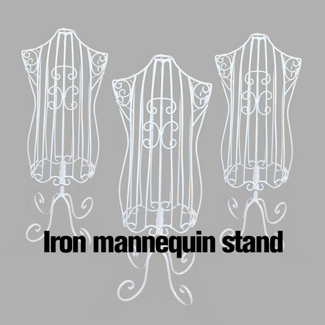 Iron mannequin stand for pet clothing display